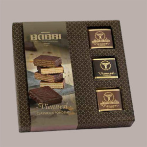 Viennesi Wafer Classici e Fondenti BABBI Scatola De Luxe con 9 pz [53ced641]