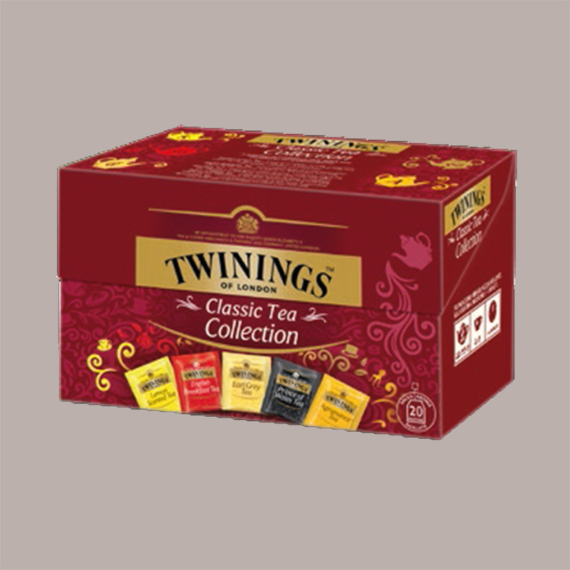 Scatola porta tè personalizzata - Tea Time - 4 scomparti