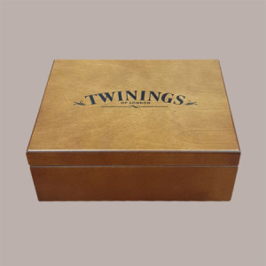 Scatola Legno 6 Scomparti + 60 Filtri Tè Zenzero Assortiti Twinings [de218f65]