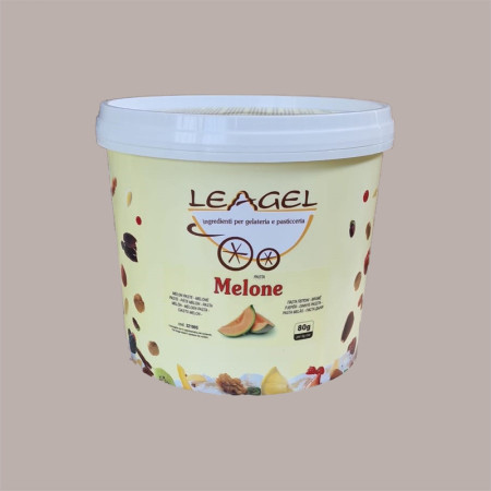 3,5 Kg Pasta Concentrata gusto Melone ideale per Gelato alla Frutta Leagel [965e1974]