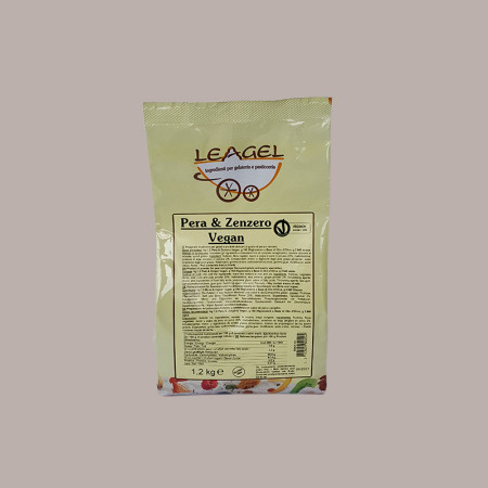 1,2 Kg Easy Gusto Pera e Zenzero Vegan Preparato Polvere per Gelato Leagel [cfce397f]