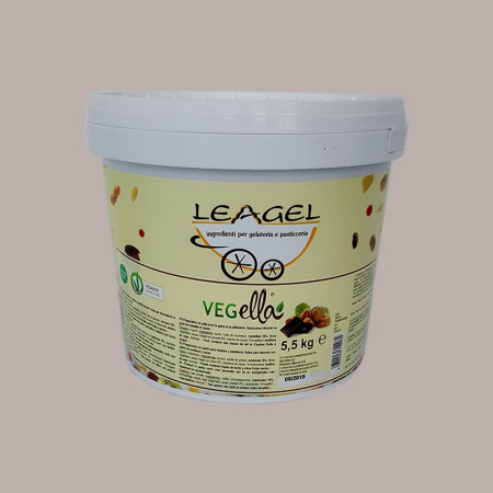 5,5 Kg Vegella Variegato Gusto Nocciola Cacao Senza Derivati del Latte Leagel [ac99b739]