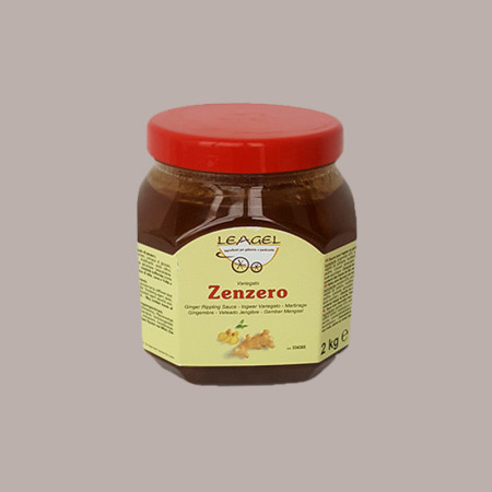 2 Kg Variegato Zenzero Salsa con Pezzi ideale per Gelato Yogurt Dolci Leagel [66ef1d3a]