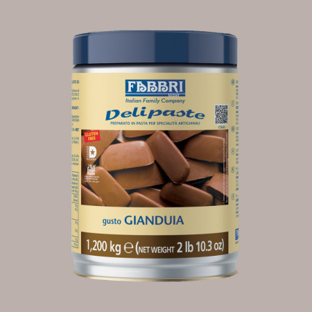 1,2 Kg Pasta Gusto Gianduia ideale per Gelato Dolci Delipaste Fabbri [520a7081]