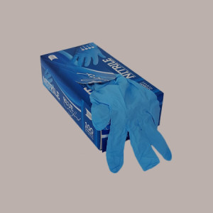 100 Pezzi Scatola Guanti Nitrile Blu Senza Polvere Misura M gr 3,6 [c050cbdf]
