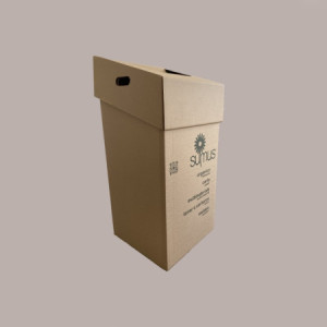 2 Pz Cartonbox SUMUS per Raccolta Differenziata a Base Quadrata (Fusto e Coperchio) 90 Lt [b24a4d49]