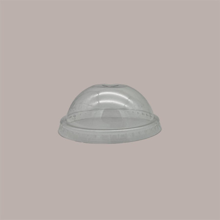 50 Pz Coperchio Cupola Trasparente in Pet Con Foro Dm92 Adatto a Coppa Vasetto V160, V210, V270 [4d1f79f1]