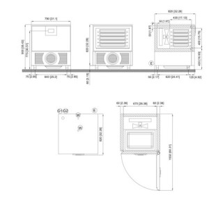 Abbattitore Ready FRIULINOX 5 Teglie Adatto per Gelaterie 79x82x90 cm [6da2670a]