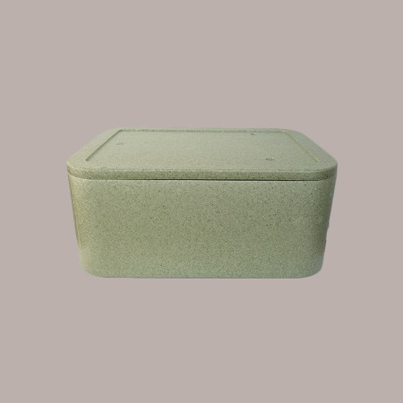 Cassa Termica PN4 In Polistirolo Verde per Alimenti Fondo+Coperchio 55x37H20cm [e496d0a4]