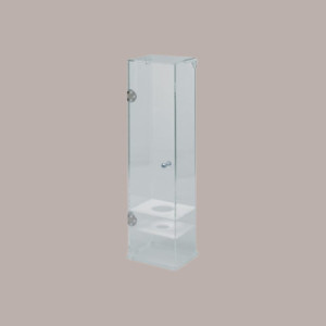 Porta Cialda Coni per Gelato in Plexiglass con porta base colore satinato