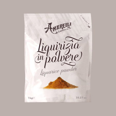 1000 gr Liquirizia in Polvere 3/6% AMARELLI ideale per Dolci Gelati Infusi [085ff931]