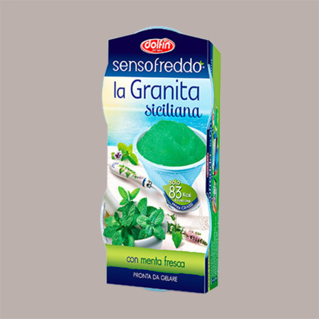 12 x 100 Ml Granita Siciliana al Gusto Menta Senso Freddo Pronta da Gelare Dolfin (6 astucci da 2) [831c945c]