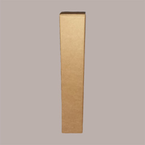 10 Pz Scatola Astuccio Porta 1 Bottiglia Liquore Carta Avana 75x75H400mm [6c7c0302]