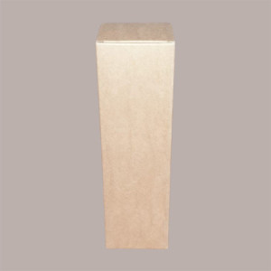 10 Pz Scatola Astuccio Porta 1 Bottiglia Magnum Champagne in Carta Avana 115x115H430mm