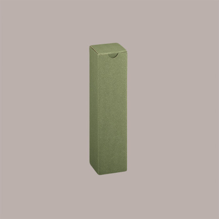 20 Pz Scatola Astuccio Porta 1 Bottiglia Olio 0,50 L in Carta Linea Verde Petit  65x65x320mm [78d56821]