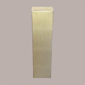 10 Pz Scatola Astuccio Porta 1 Bottiglia Olio Vino Carta Grafica Skin Oro 90x90H340mm