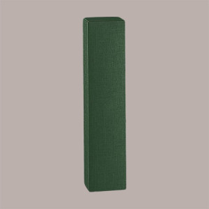 20 Pz Scatola Astuccio Porta 2 Bottiglie Olio 0,25 L in Cartoncino Grafica Seta Verde Petit 90x45x215mm