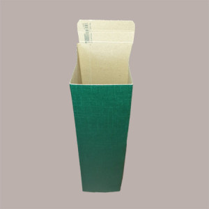 10 Pz Scatola Astuccio Porta 1 Bottiglia Olio Vino Cartoncino grafica Seta Verde 90x90H370mm [9cbee8cc]