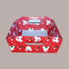 10 Pz Cesto per Confezioni Regalo Natalizie in Cartoncino Rosso Grafica Topolino Rettangolare Piccolo 310x220H90mm [e658590d]