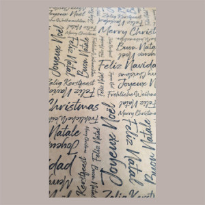 10 Pz Cesto per Confezioni Regalo Natalizie in Cartoncino Marrone grafica Natale Words Rettangolare 400x300H120mm [db3e45a8]