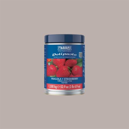 1,5 Kg Pasta Gusto Fragola ideale per Gelato Dolci Delipaste Fabbri [9408c64e]