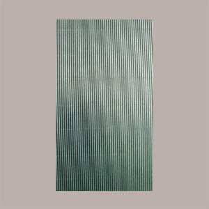 10 Pz Cesto per Confezioni Regalo Natalizie in Cartoncino Ondulato Verde Rettangolare Mini 220x155H60mm [ec82b7b2]