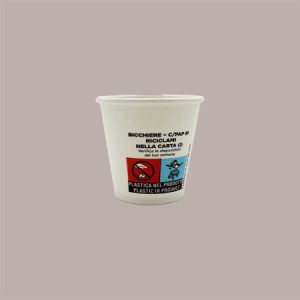 100 Pezzi Bicchiere Termico Carta Caffè Bianco 2,5oz 50 ml [543cd836]