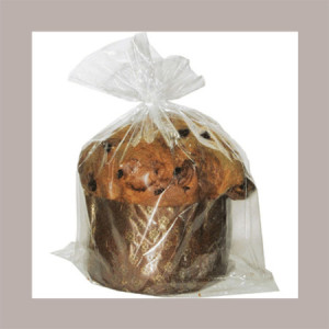 100 Sacchetti Plastica Trasparenti Moplefan per incarto Alimenti Panettone 1000g o Colomba 750g 350x430mm [24bf1746]