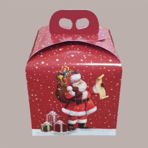 10 Pz Scatola per Confezione Regalo Porta Panettone Alto da 1 Kg in Cartoncino Bianco grafica effetto pelle 200x200H1 [f9fdbae2]