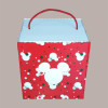 5 Pz Scatola per Confezione Regalo Porta Panettone Alto da 1 Kg in Cartoncino Rosso Grafica Topolino 210x210H210mm [2b0b4fdf]