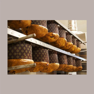 10 Pz Scatola per Confezione Regalo Porta Panettone Alto da 1 Kg in Cartoncino Nero grafica Stelle Oro 200x200H180mm [ce0a8a70]