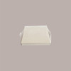 5 Pz Scatola per Confezione Regalo Porta Panettone Alto Base Carta Bianco Astuccio Trasparente PVC 200x200H210mm [eaafb03c]