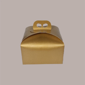 10 Pz Scatola per Confezione Regalo Porta Panettone Basso da 1 Kg in Cartoncino grafica Skin Oro 245x245H130mm [7c67ae9e]