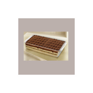 10 Pz Contenitore in Plastica Porta Tiramisù Cristallo Trasparente da 3 Porzioni misura 0