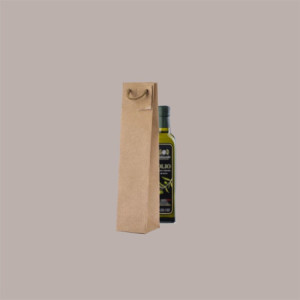 20 Pz Shopper Busta in Carta per Bottiglie di Olio e Liquori Natural Edition 7,2+6,8x31 cm [5743b5fd]