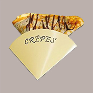 250 Pz Porta Crepes in Cartoncino Politenato 1/4 Asporto Food [0ccc270e]