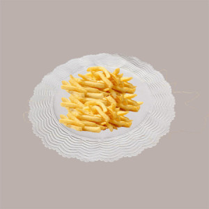 500 Pezzi Sottofritti Rotondi Carta Bianca Goffrati Antigrasso Dm33cm