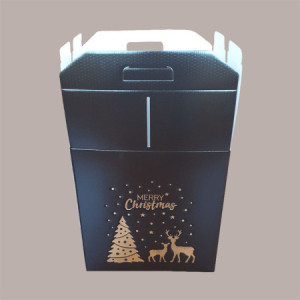 10 Pz Scatola per Confezione Regalo Natale Porta Panettone Bottiglia Valigetta Piccola Cartoncino Marrone Magical Win [9c3c91d7]