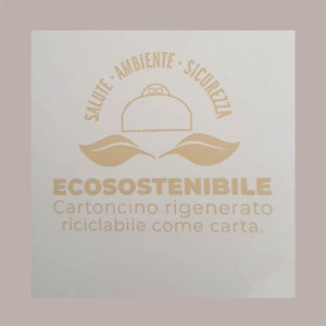 10 Pz Scatola Porta Torta in Cartoncino Avana Ecolife 25x25H7cm [834c7bc9]