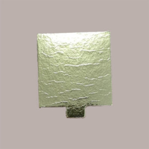 200 Vassoio Monoporzione Quadrato Cartoncino Oro Nero Usa e Getta 8x8 cm [1b6cd54a]