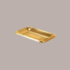 100 Pz Vassoio Porta Paste in Plastica Oro Kadò Nr 1 Alcas 193x133H19mm [9a4dfd96]