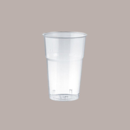 50 Pz Bicchiere Plastica Kristal Cup 400cc (0,3 L alla Tacca e 1/2 Pinta) Monouso Bibite Fredde [bc273b61]