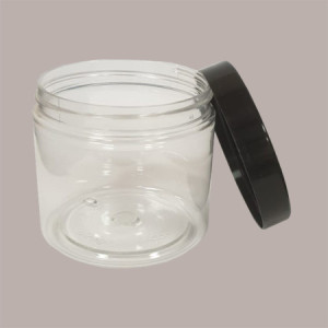 10 Pz Vaso Barattolo Pet Trasparente 200 Ml + Coperchio Nero Lucido Ideale per Gelato [ae726fb2]