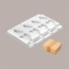 1 Pz Set 2 Stampi GEL03 HEART IC con 50 Stecchi in Legno per Gelato Forma Cuore 85x91H23 mm [3b795cf1]