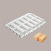 1 Pz Set 2 Stampi GEL02 CHOCO STICK con 50 Stecchi in Legno per Gelato Design Tavoletta di Cioccolato 92x48H24 mm [27cb3ef6]