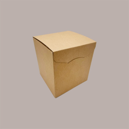 5 Pz Scatola per Confezioni Regalo Porta Colomba di Pasqua in Carta Avana Segreto 220x220H230mm [a853b129]