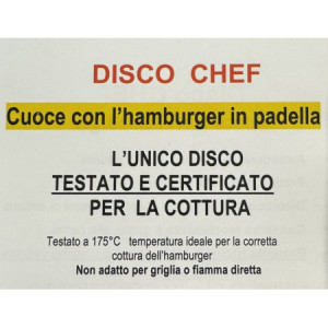 1 Kg Disco Chef Cellofan Svizzerine Dm10 per Hamburger [ce3bf3b6]