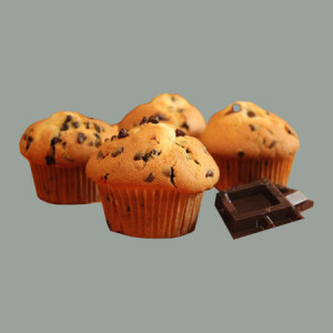 135 Pz Pirottino Rotondo per Muffin o Cupcake in Carta Forno Verde a Pois Bianco [a35c4294]