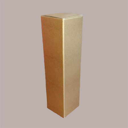 10 Pz Scatola Astuccio Porta 1 Bottiglia 750 ml Champagne in Cartoncino grafica Skin Oro 100x100H340mm [ad775f58]