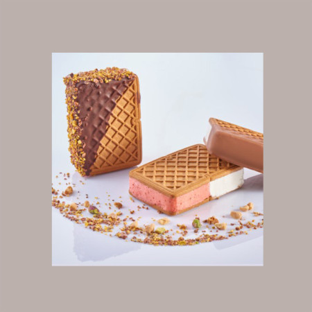 Stampo per Biscotto Gelato Cookie Rettangolare Bisgel 48x87,5mm 3x6 postazioni [844515d2]